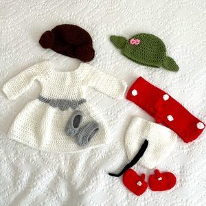 Halloween Disney newborn crochet (handmade!) bundle